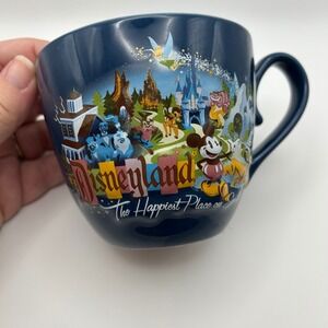 Disneyland Mug The Happiest Place on‎ Earth Characters Souvenir Coffee Cup 3D